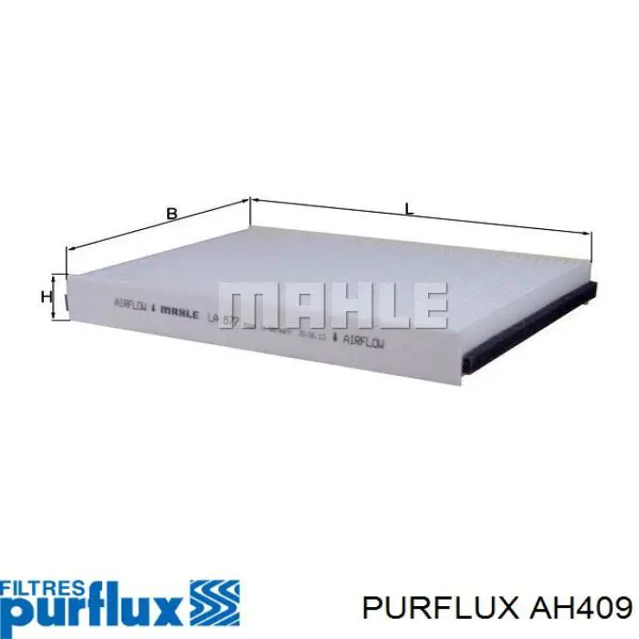 Фільтр салону AH409 Purflux
