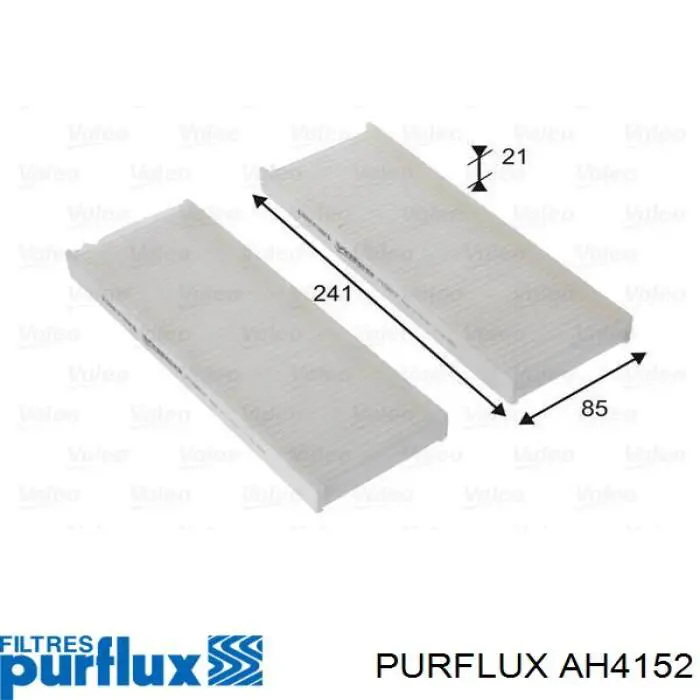 Фільтр повітряний обігрівача Purflux AH4152 ціна, від 9.06 USD