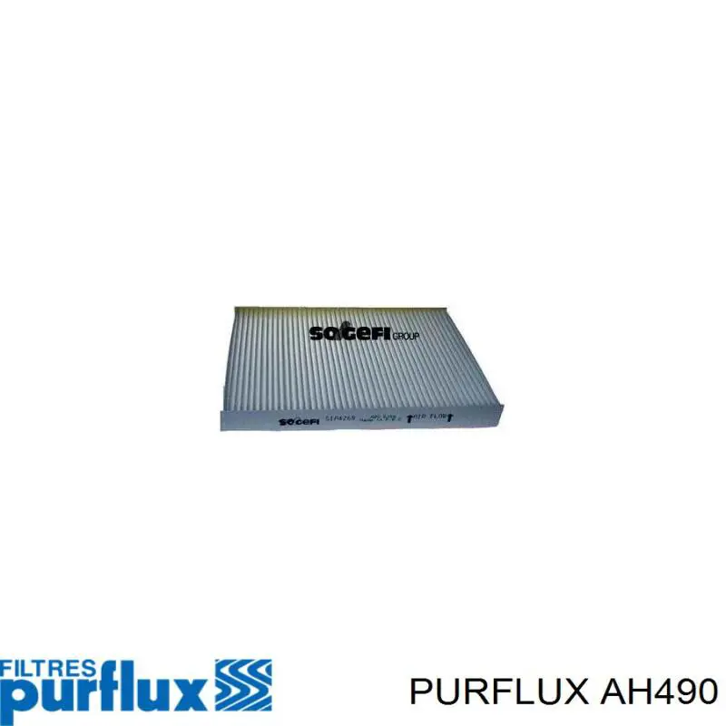 Купити AH490 Purflux Фільтр салону вугільний