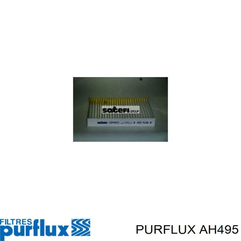 AH495 Purflux Внутрішньосалонний фільтр