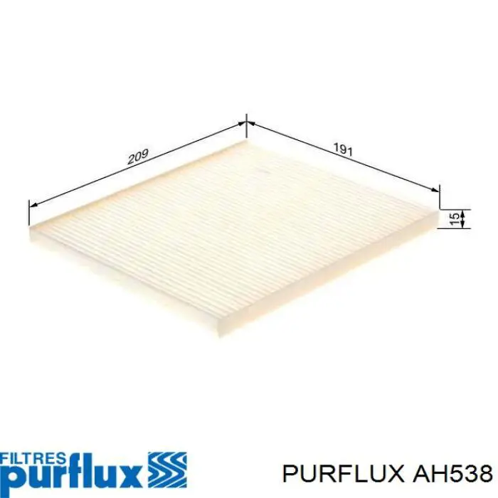Купити AH538 Purflux Фільтр салону вугільний