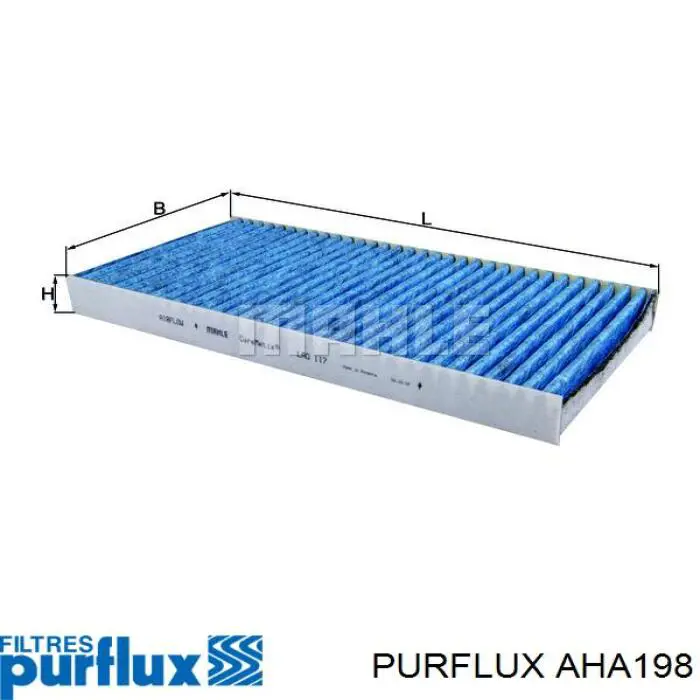 Фільтр повітряний обігрівача Purflux AHA198 ціна, від 338.75 UAH