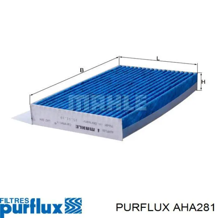 Фільтр повітряний обігрівача Purflux AHA281 ціна, від 11.70 USD