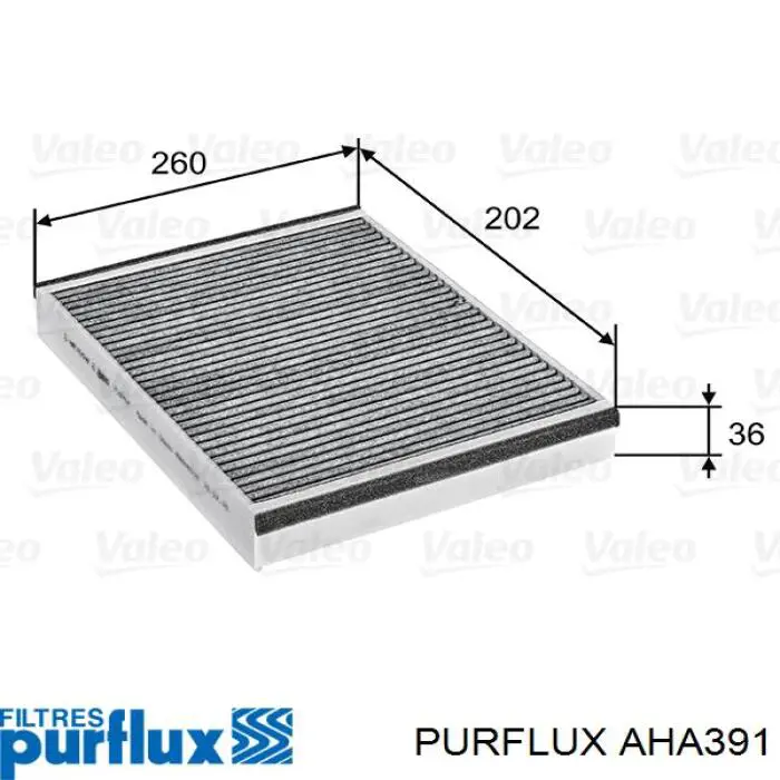 Фільтр повітряний обігрівача Purflux AHA391 ціна, від 6.08 USD