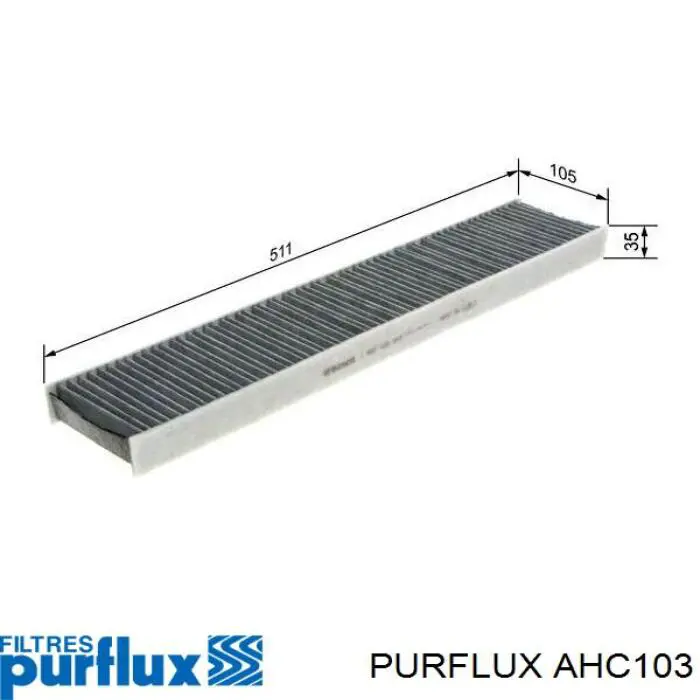 AHC103 Purflux фільтр салону
