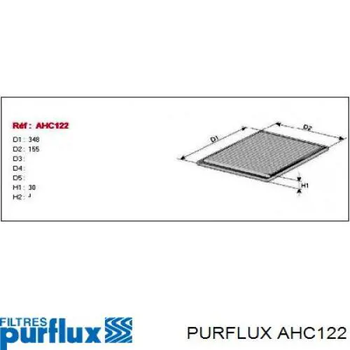 AHC122 Purflux фільтр салону
