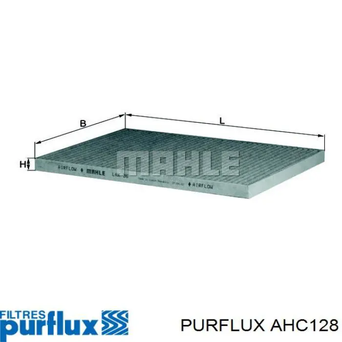 Купити AHC128 Purflux Фільтр салону вугільний