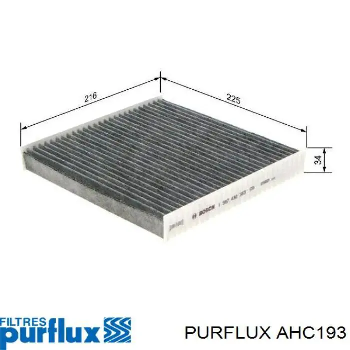 Фільтр повітряний обігрівача Purflux AHC193 ціна, від 7.22 USD