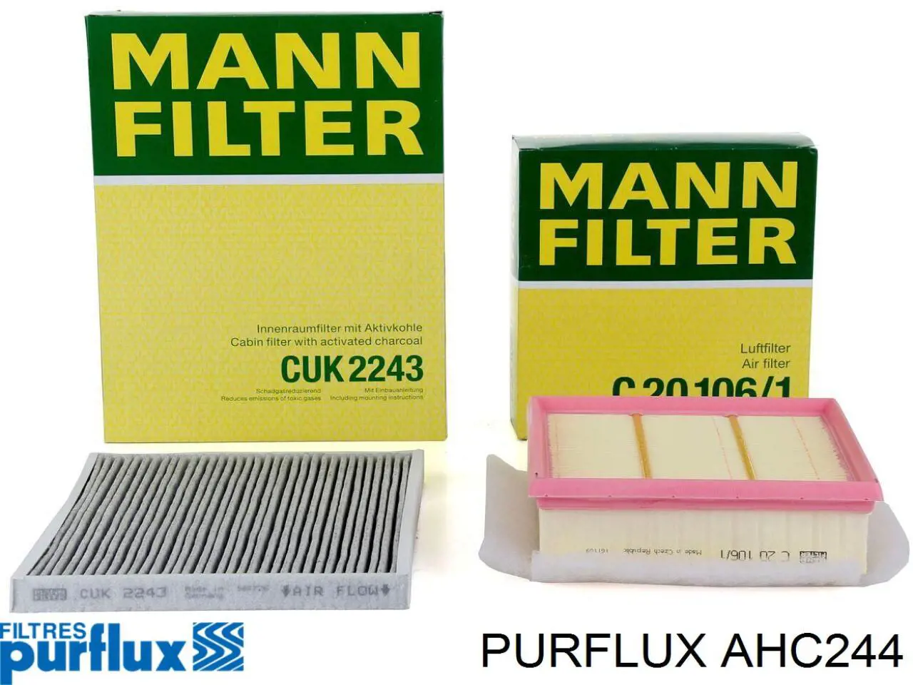 Купити AHC244 Purflux Фільтр салону вугільний
