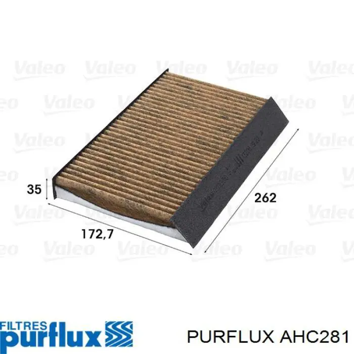 AHC281 Purflux Внутрішньосалонний фільтр