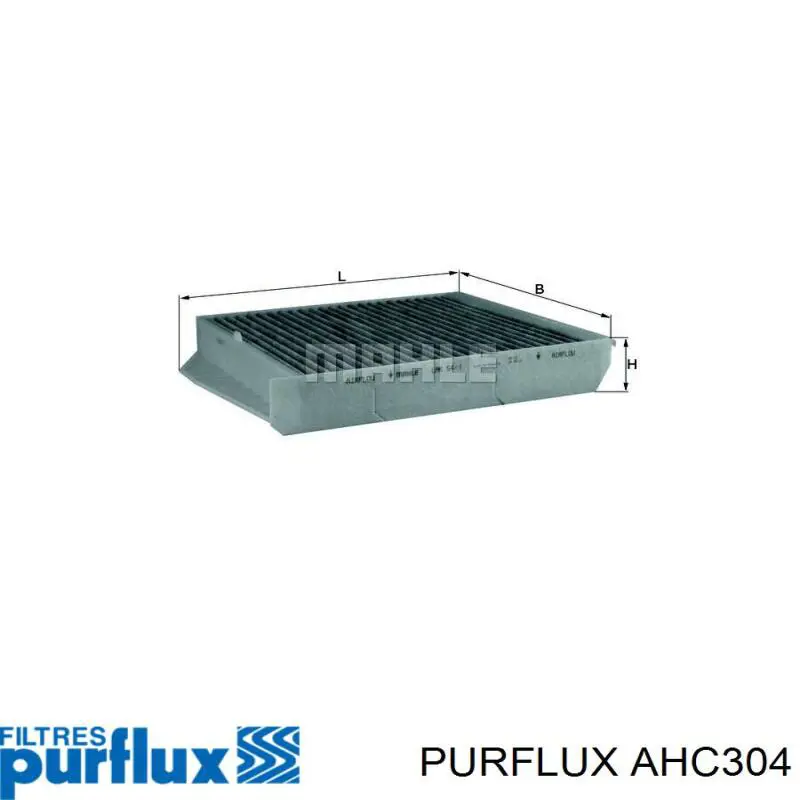 Купити AHC304 Purflux Фільтр салону вугільний