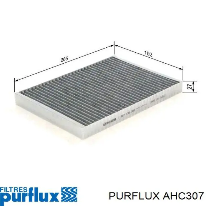 AHC307 Purflux Внутрішньосалонний фільтр