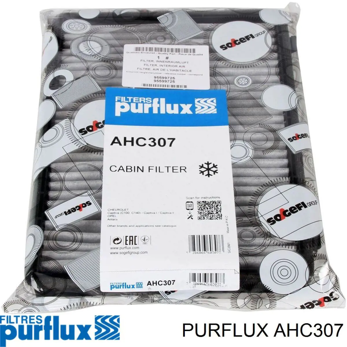 Купити AHC307 Purflux Фільтр салону вугільний