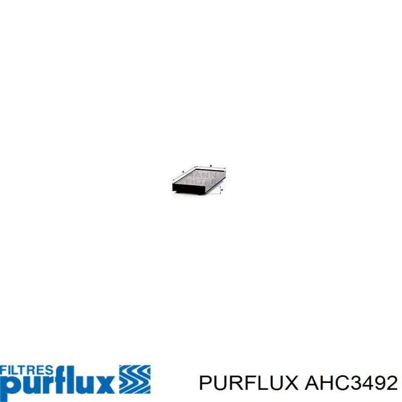 Купити AHC3492 Purflux Фільтр салону вугільний