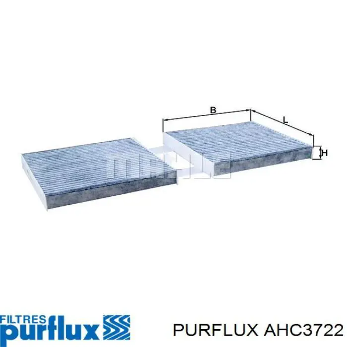 Купити AHC3722 Purflux Фільтр салону вугільний