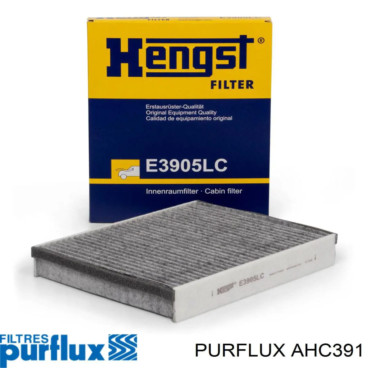 AHC391 Purflux Внутрішньосалонний фільтр