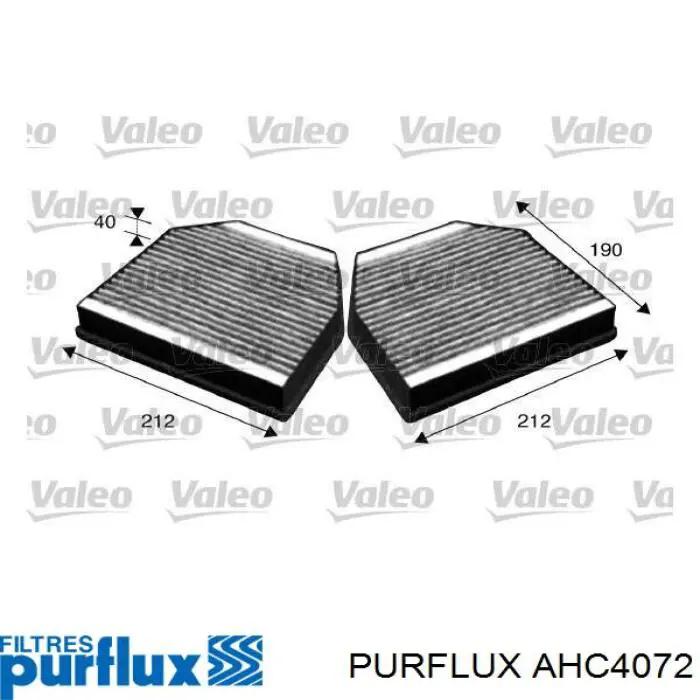 AHC4072 Purflux фільтр салону