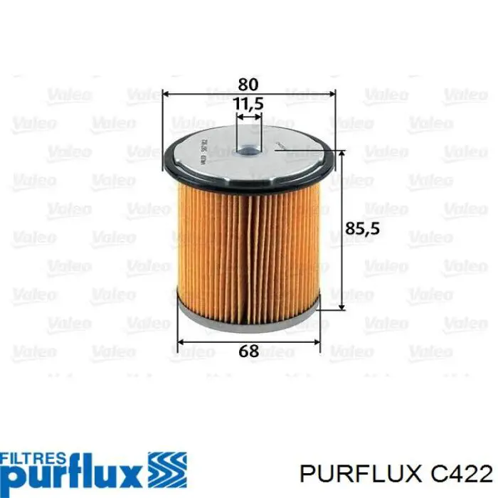 Купити C422 Purflux Фільтр-відстійник палива грубої очистки