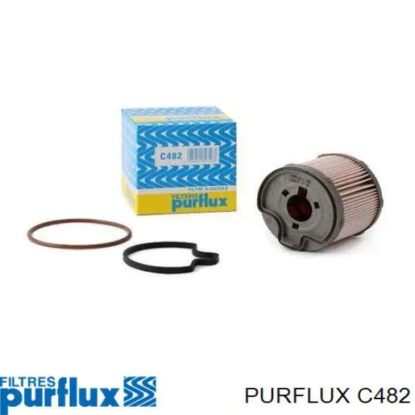 Фільтр тонкого очищення палива Purflux C482 ціна, від 9.83 USD