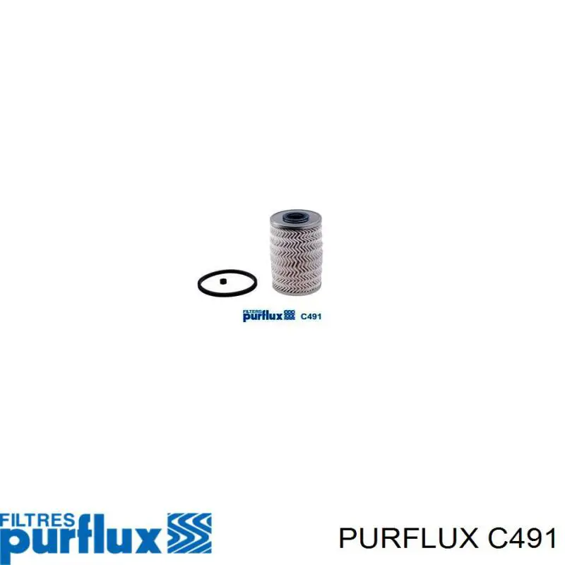 Фільтр тонкого очищення палива Purflux C491 ціна, від 8.46 USD
