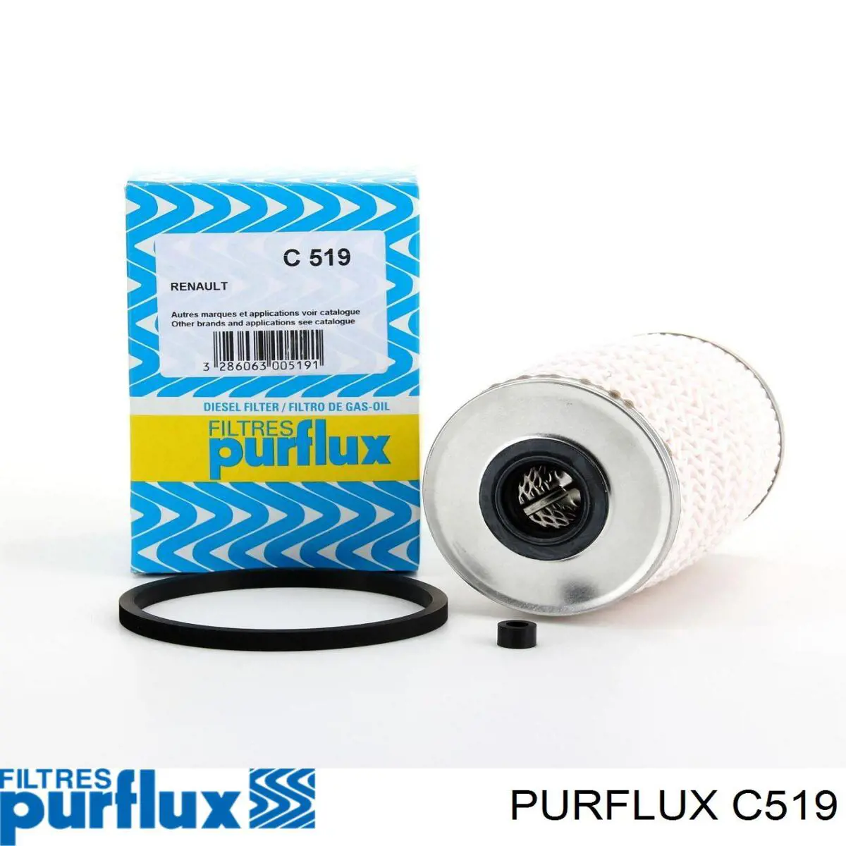 C519 Purflux фільтр паливний
