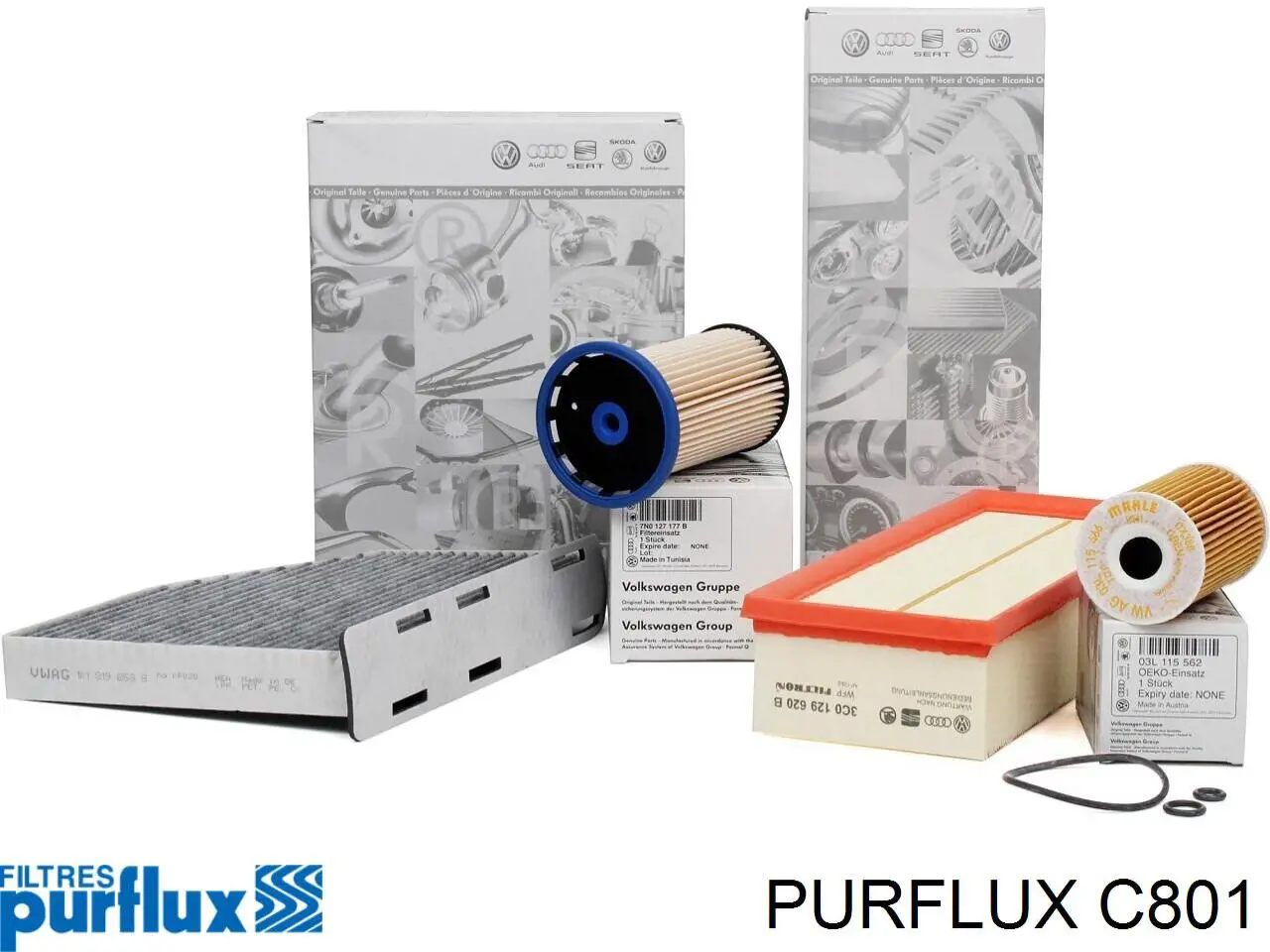 Купити C801 Purflux Фільтр-відстійник палива грубої очистки