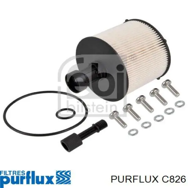 Фільтр тонкого очищення палива Purflux C826 ціна, від 12.68 USD