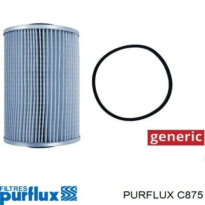 C875 Purflux Фільтр палива