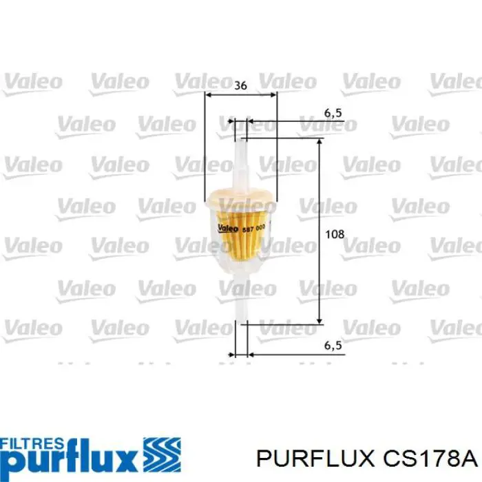 Паливний фільтр CS178A Purflux
