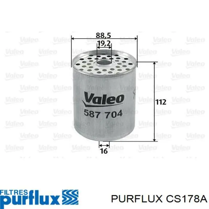 CS178A Purflux Фільтр палива