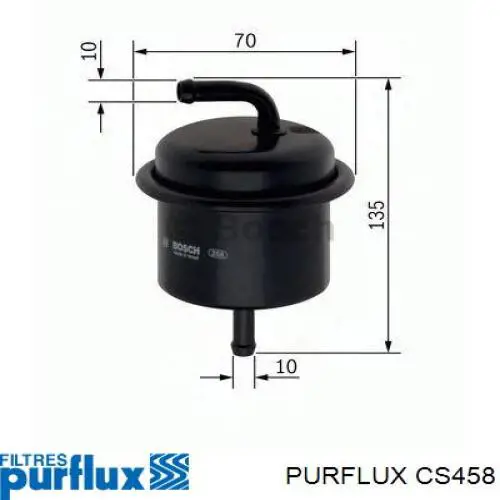 Фільтр тонкого очищення палива Purflux CS458 ціна, від 8.49 USD