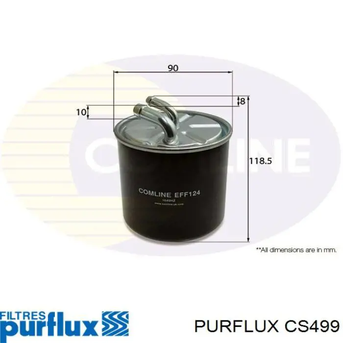 Купити CS499 Purflux Фільтр-відстійник палива грубої очистки