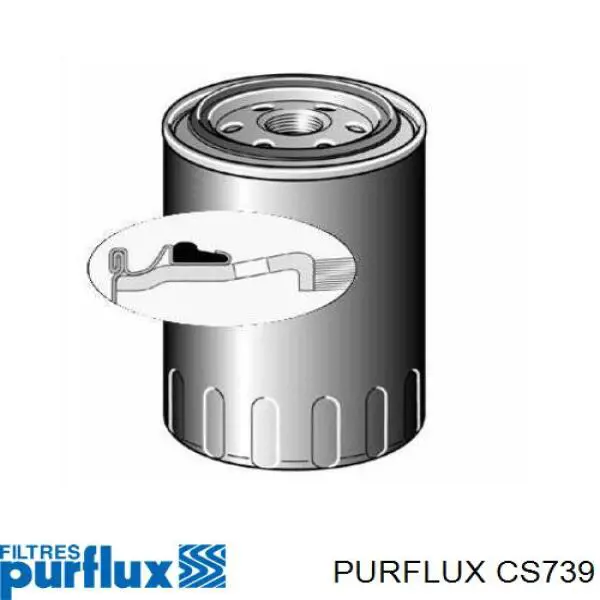 Фільтр тонкого очищення палива Purflux CS739 ціна, від 10.15 USD
