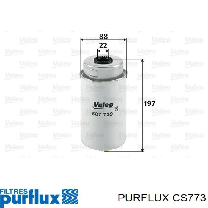 CS773 Purflux Фільтр палива