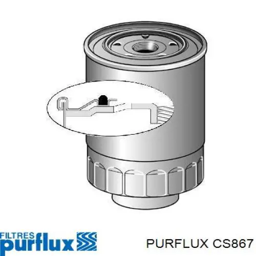 Фільтр тонкого очищення палива Purflux CS867 ціна, від 10.14 USD