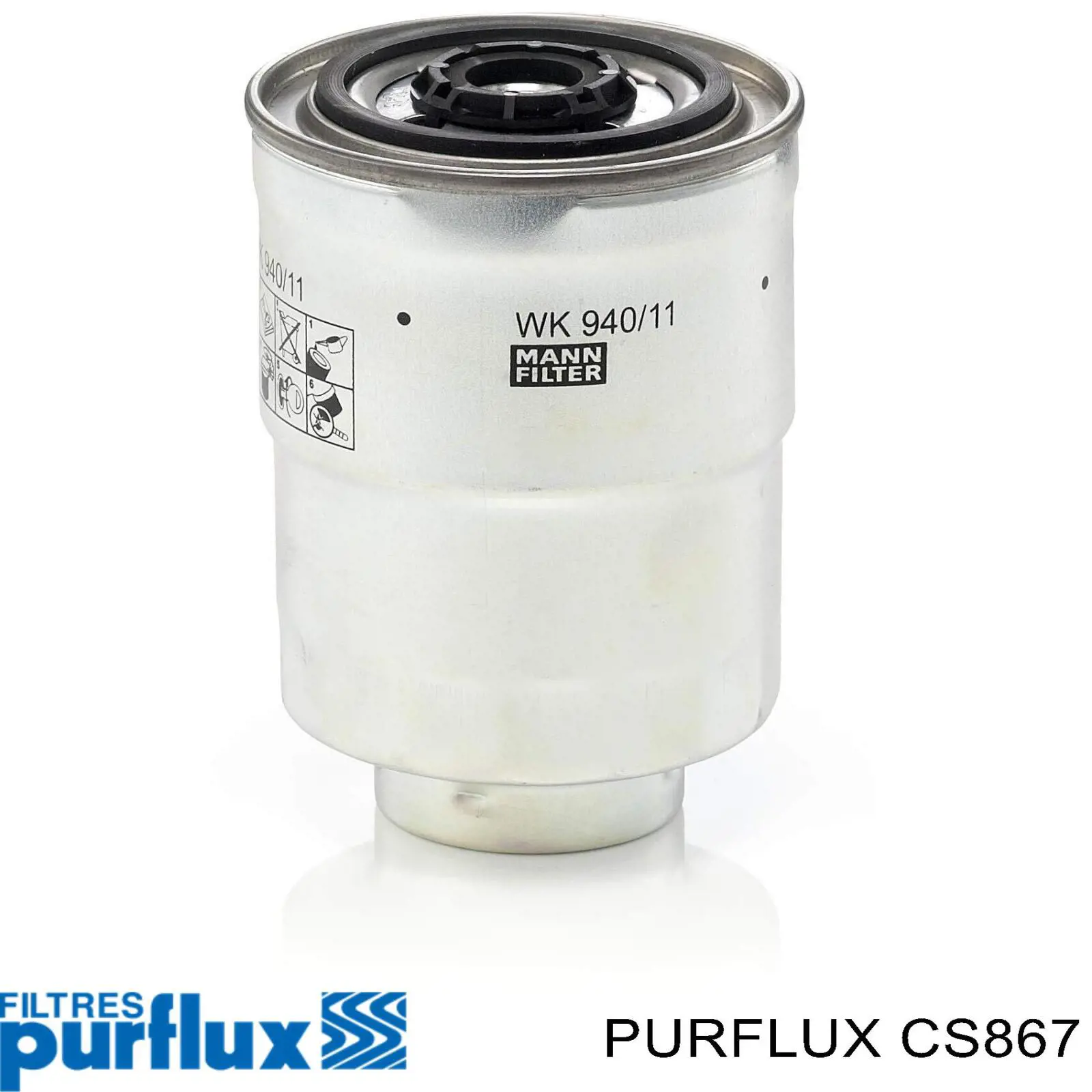 Купити CS867 Purflux Фільтр-відстійник палива грубої очистки