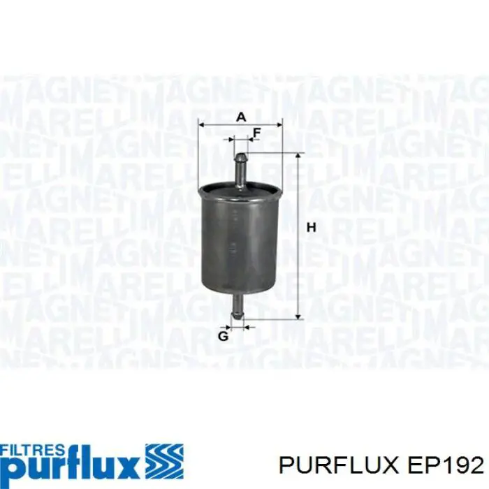 Фільтр тонкого очищення палива Purflux EP192 ціна, від 6.59 USD