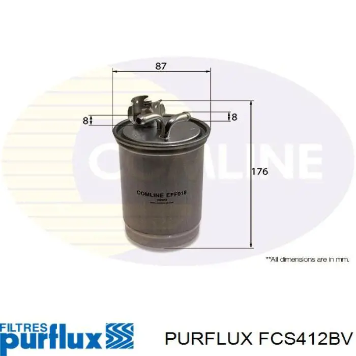 FCS412BV Purflux Фільтр палива