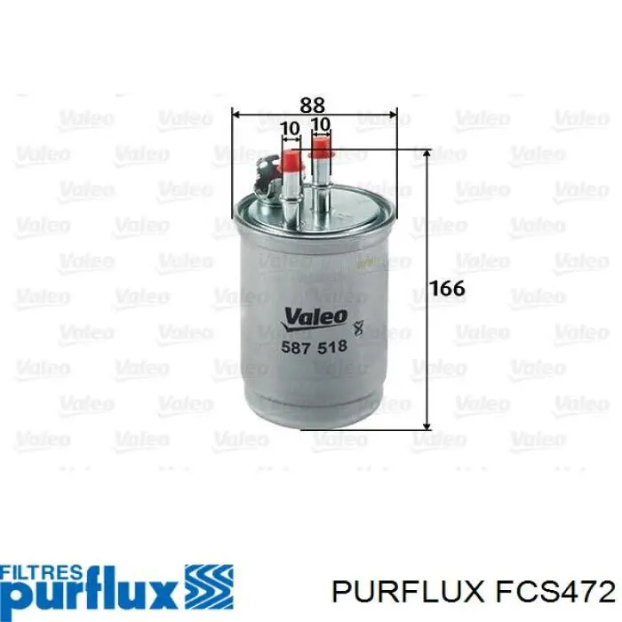 Фільтр тонкого очищення палива Purflux FCS472 ціна, від 19.35 USD