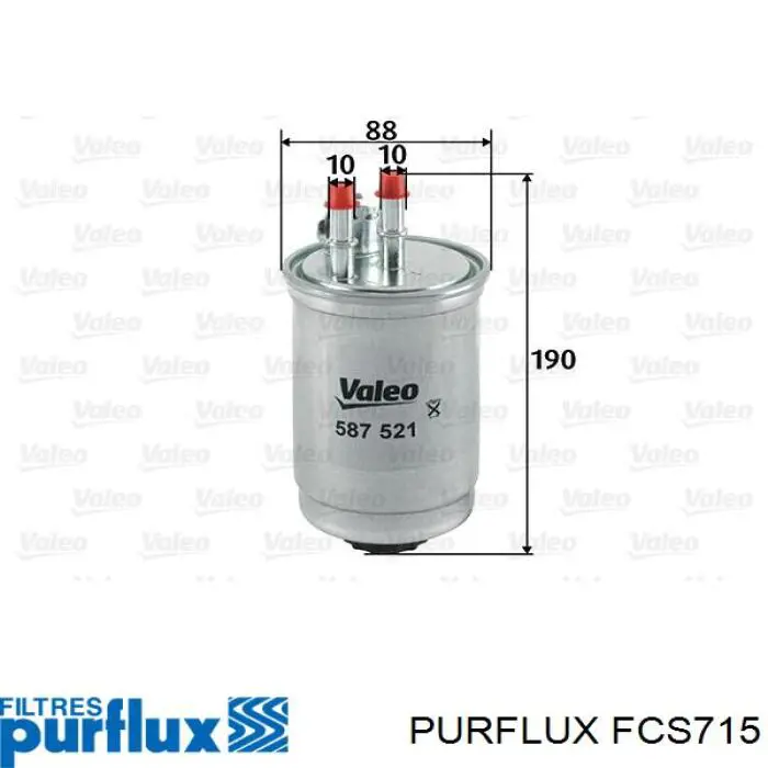 FCS715 Purflux Фільтр палива