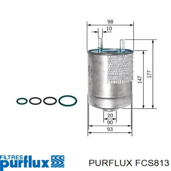 FCS813 Purflux Фільтр палива