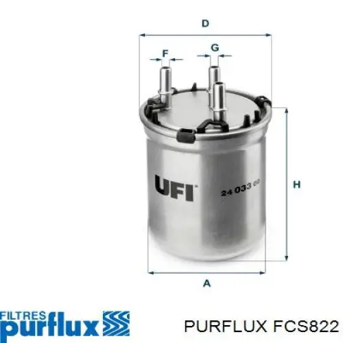 Паливний фільтр FCS822 Purflux