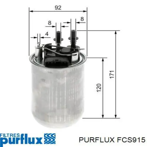 FCS915 Purflux Фільтр палива