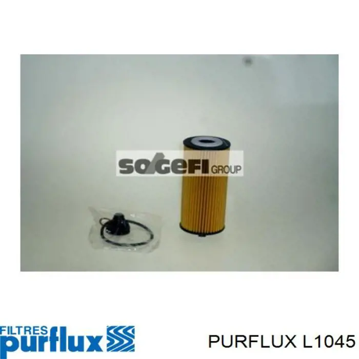 Масляний фільтр двигуна Purflux L1045 ціна, від 10.56 USD