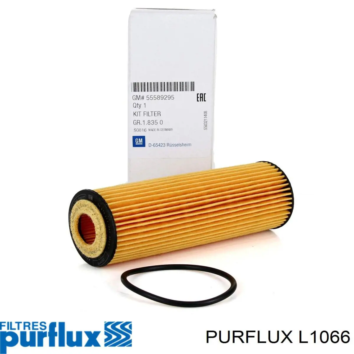 Масляний фільтр двигуна Purflux L1066 ціна, від 6.50 USD