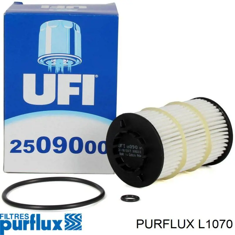 Масляний фільтр двигуна Purflux L1070 ціна, від 17.52 USD