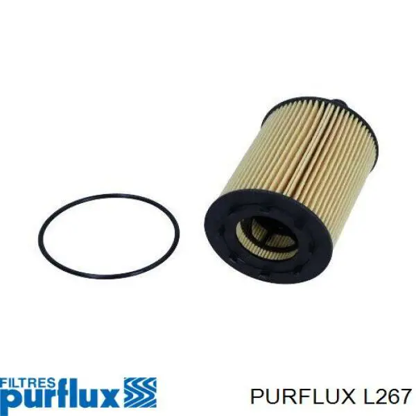 Масляний фільтр двигуна Purflux L267 ціна, від 4.70 USD