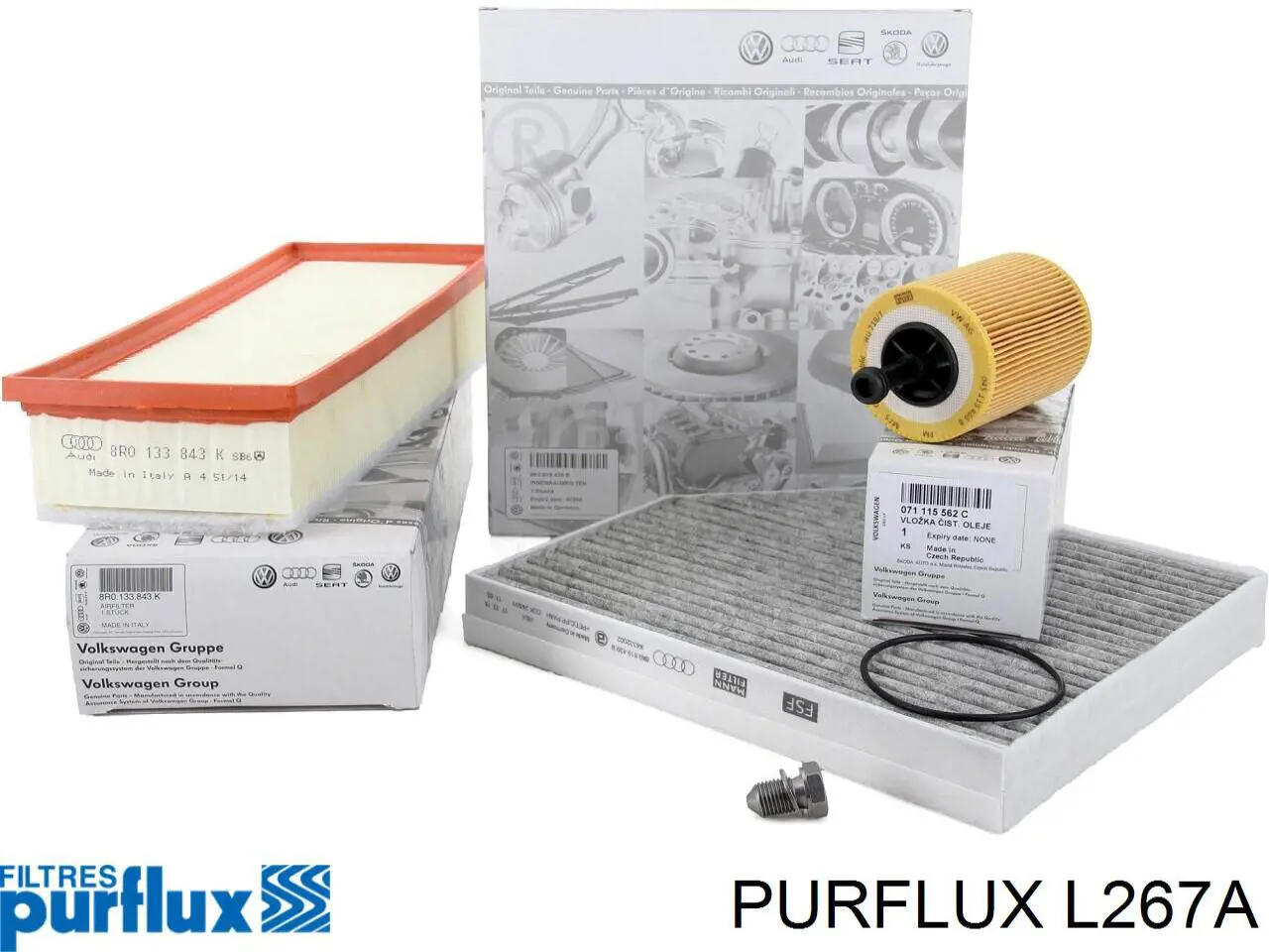 L267A Purflux Фільтр масла