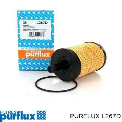 L267D Purflux фільтр масляний