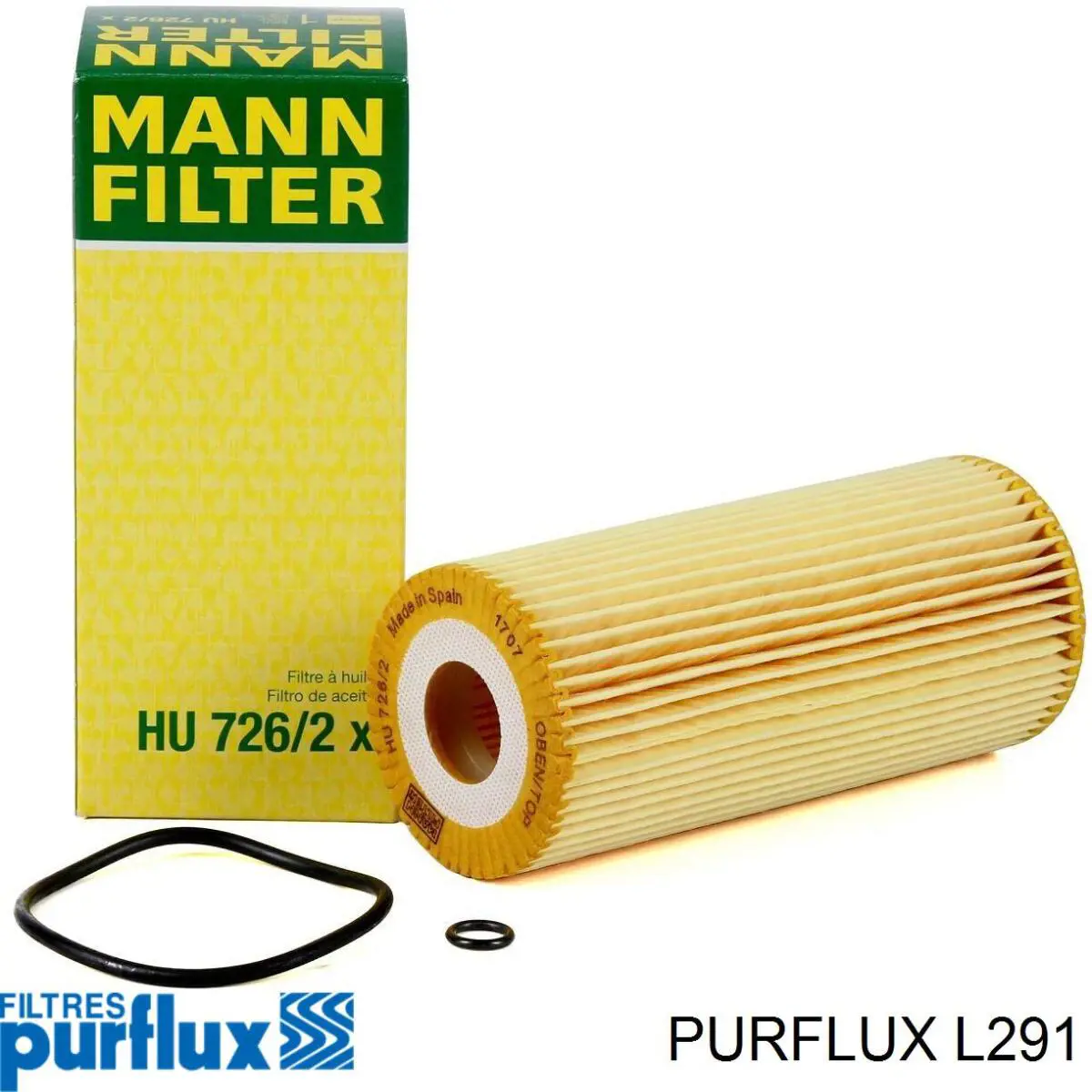 Масляний фільтр двигуна Purflux L291 ціна, від 5.21 USD
